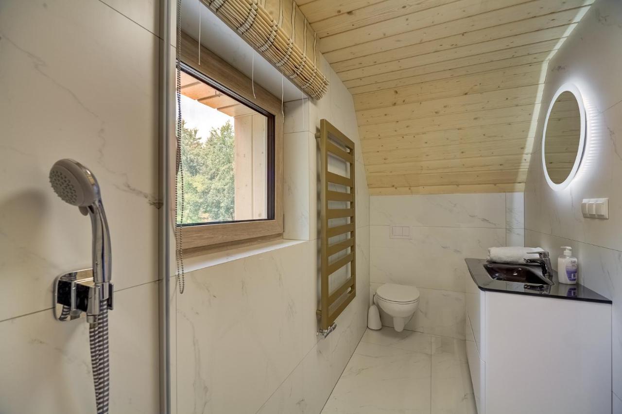 Znamirowickachata Sauna Jacuzzi Spa Znamirowice Bagian luar foto